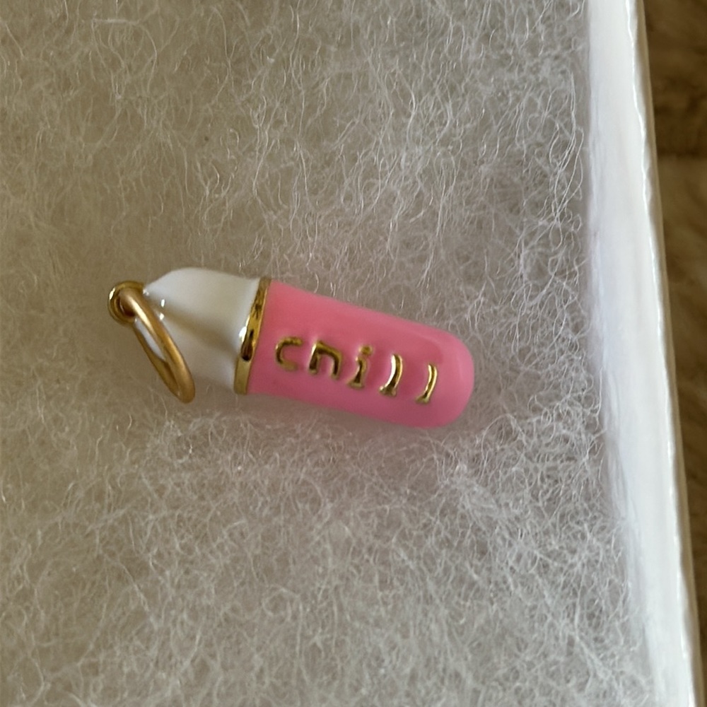 Gold and Pink Chill Pendant
